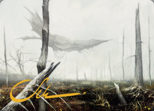 Swamp Art Card (Gold-Stamped Signature) [Dominaria United Art Series]