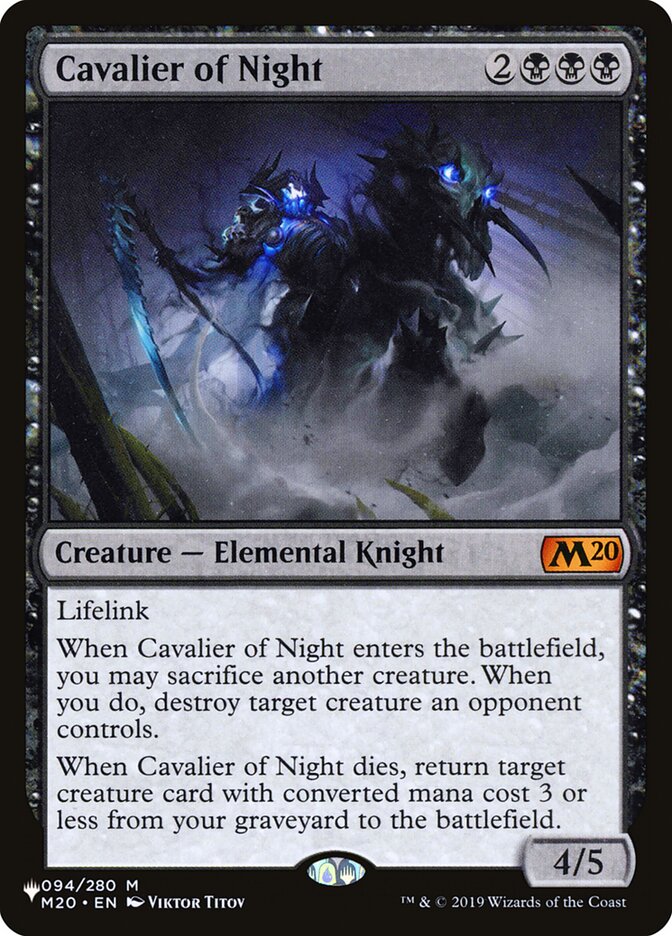 Cavalier of Night [The List] | Silver Goblin