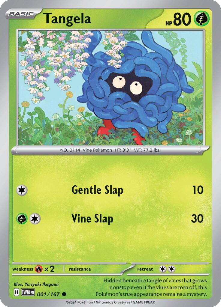 Tangela (001/167) [Scarlet & Violet: Twilight Masquerade] | Silver Goblin