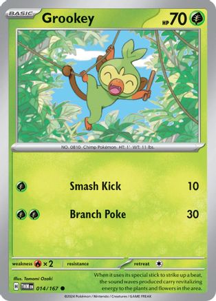 Grookey (014/167) [Scarlet & Violet: Twilight Masquerade] | Silver Goblin