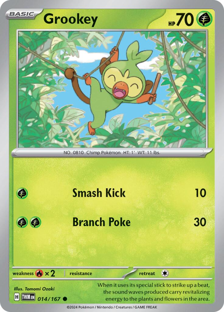 Grookey (014/167) [Scarlet & Violet: Twilight Masquerade] | Silver Goblin