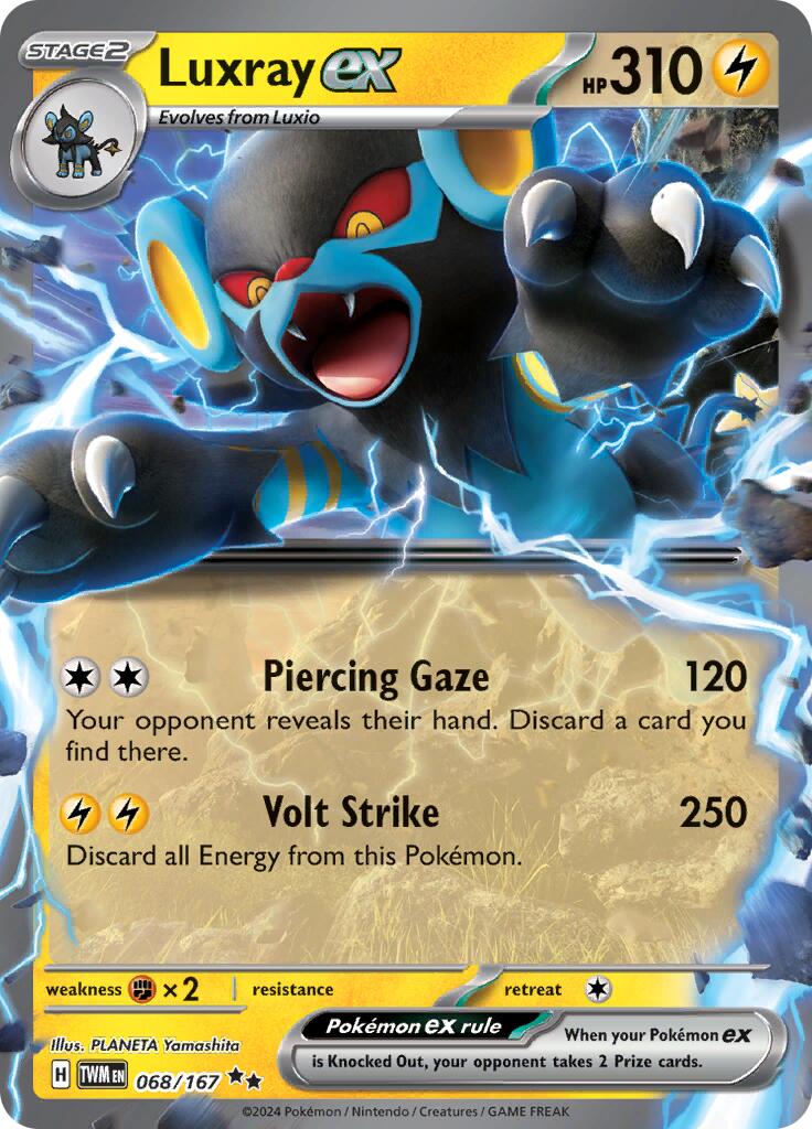 Luxray ex (068/167) [Scarlet & Violet: Twilight Masquerade] | Silver Goblin