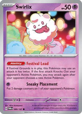 Swirlix (089/167) [Scarlet & Violet: Twilight Masquerade] Reverse Holofoil