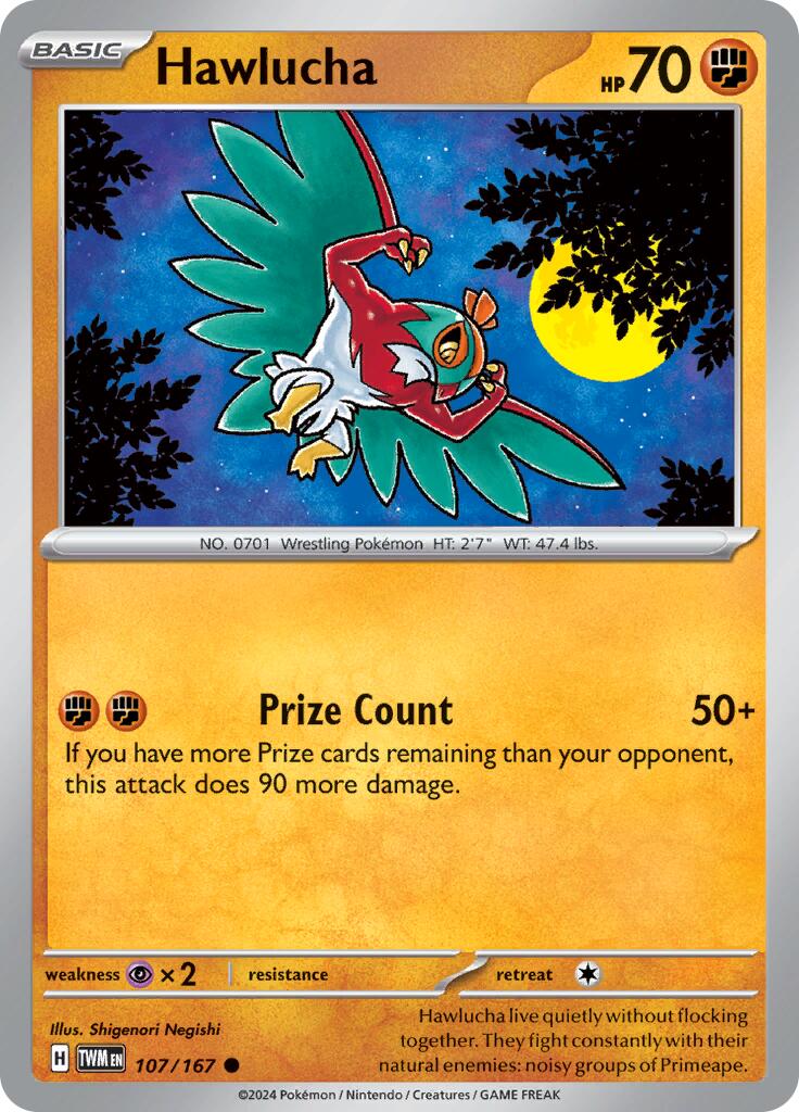 Hawlucha (107/167) [Scarlet & Violet: Twilight Masquerade] | Silver Goblin