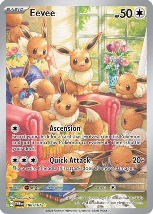 Eevee (188/167) [Scarlet & Violet: Twilight Masquerade] | Silver Goblin