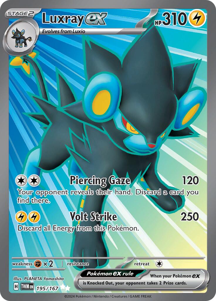 Luxray ex (195/167) [Scarlet & Violet: Twilight Masquerade] | Silver Goblin