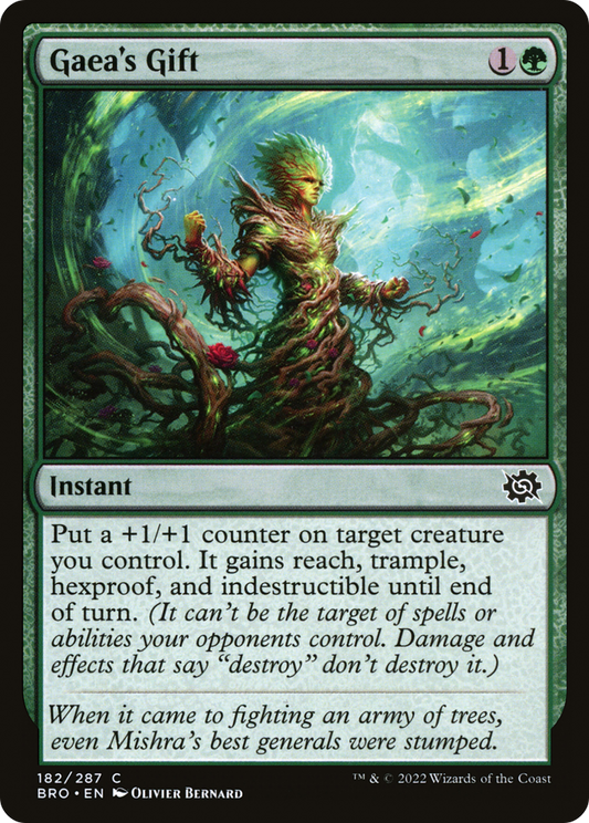 Gaea's Gift (182) Foil - The Brothers' War