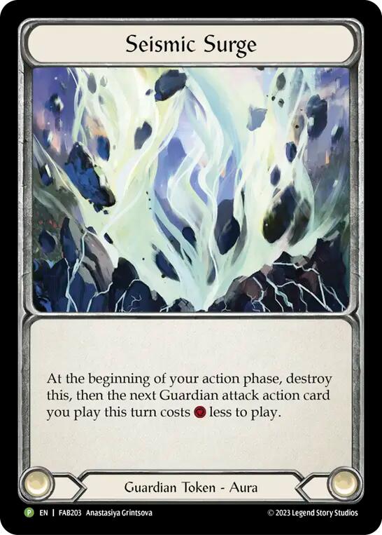 Seismic Surge (Cold Foil) [FAB203] (Promo)  Cold Foil | Silver Goblin