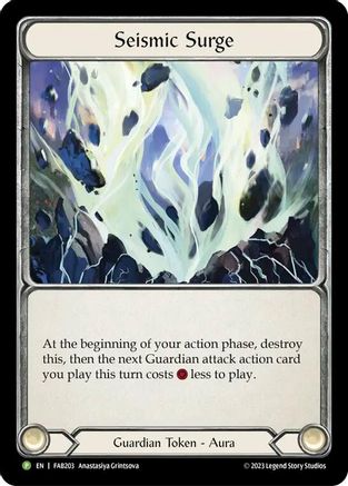 Seismic Surge (FAB203) Cold Foil - FaB Promos