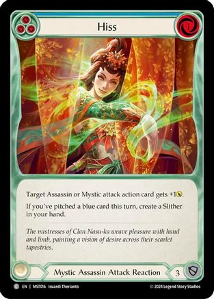Hiss (Yellow) (MST015) Rainbow Foil - Part the Mistveil