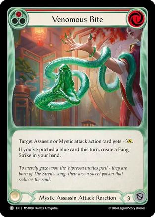 Venomous Bite (Red) (MST020) - Part the Mistveil