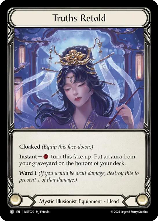 Truths Retold [MST029] (Part the Mistveil)  Cold Foil | Silver Goblin