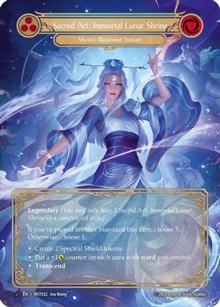 Sacred Art: Immortal Lunar Shrine // Inner Chi (Marvel) (MST032) Cold Foil - Part the Mistveil