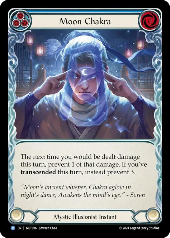 Moon Chakra (Blue) [MST036] (Part the Mistveil) | Silver Goblin