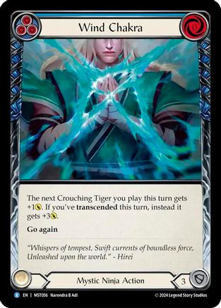 Wind Chakra (Blue)  (MST056) - Part the Mistveil | Silver Goblin