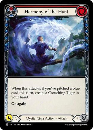 Harmony of the Hunt (Red) (MST060) Rainbow Foil - Part the Mistveil