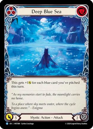 Deep Blue Sea Rainbow Foil (MST084) - Part the Mistveil | Silver Goblin