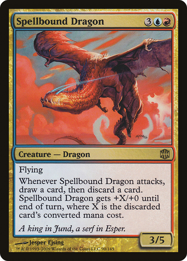 Spellbound Dragon (090) - Alara Reborn