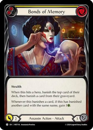 Bonds of Memory (Yellow) (MST116) Rainbow Foil - Part the Mistveil