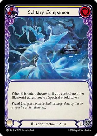 Solitary Companion (Yellow) (MST150) Rainbow Foil - Part the Mistveil