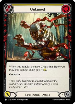 Untamed (Yellow) (MST186) Rainbow Foil - Part the Mistveil
