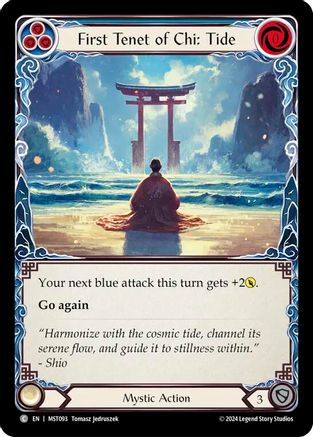 First Tenet of Chi: Tide (MST093) Rainbow Foil - Part the Mistveil
