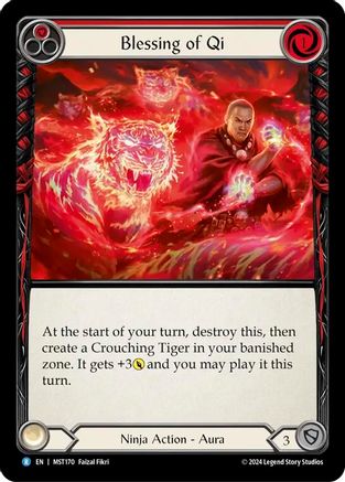 Blessing of Qi (Red) (MST170) - Part the Mistveil