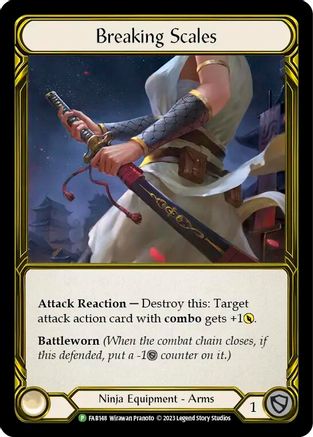 Breaking Scales (Golden) (FAB148) Cold Foil - FaB Promos