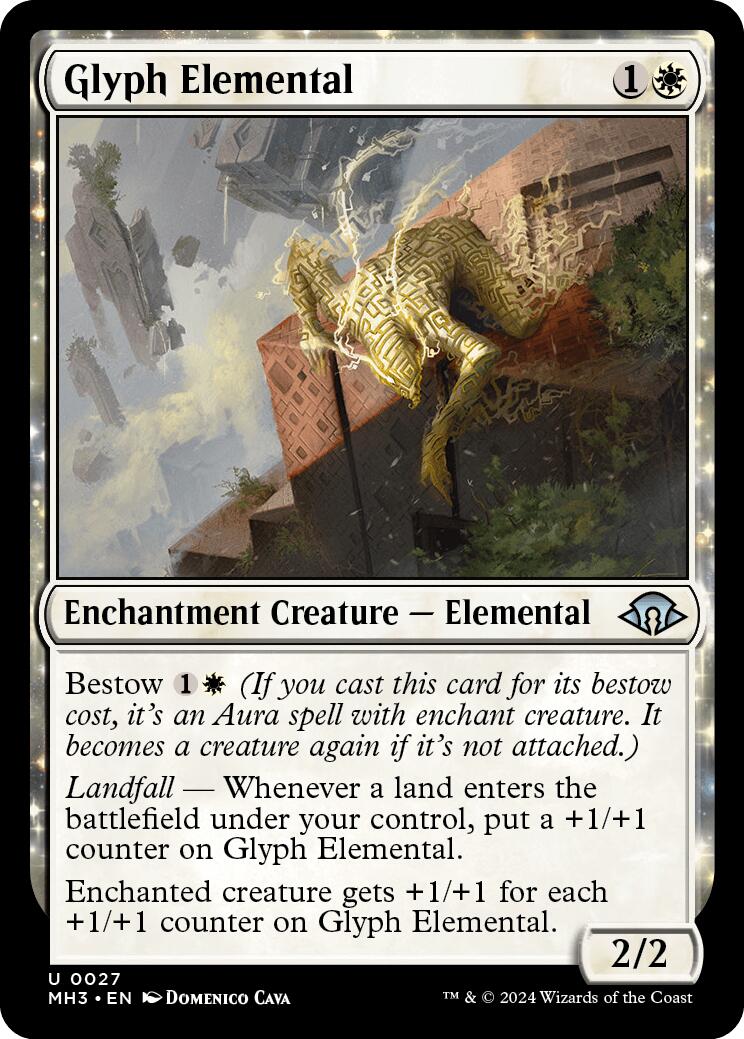 Glyph Elemental [Modern Horizons 3] | Silver Goblin