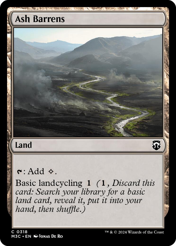 Ash Barrens [Modern Horizons 3 Commander] | Silver Goblin