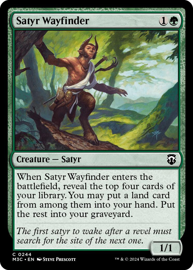 Satyr Wayfinder [Modern Horizons 3 Commander] | Silver Goblin