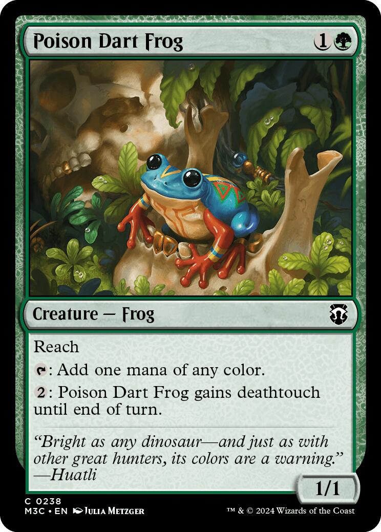 Poison Dart Frog [Modern Horizons 3 Commander] | Silver Goblin