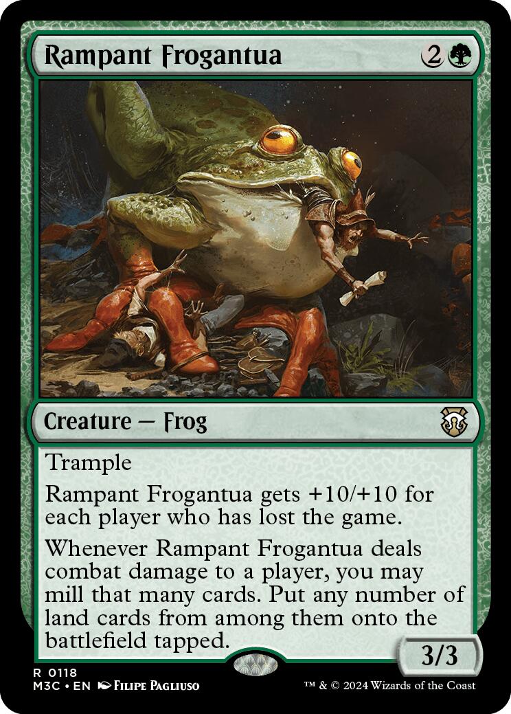 Rampant Frogantua [Modern Horizons 3 Commander] | Silver Goblin