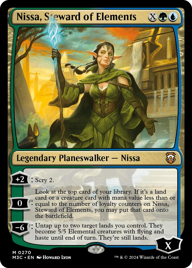 Nissa, Steward of Elements [Modern Horizons 3 Commander] | Silver Goblin