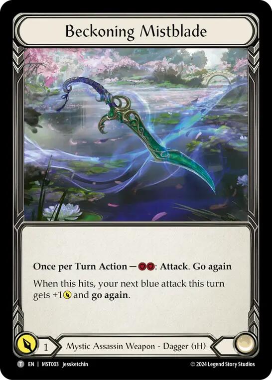 Beckoning Mistblade // Spectral Shield [MST003//MST158] (Part the Mistveil) | Silver Goblin