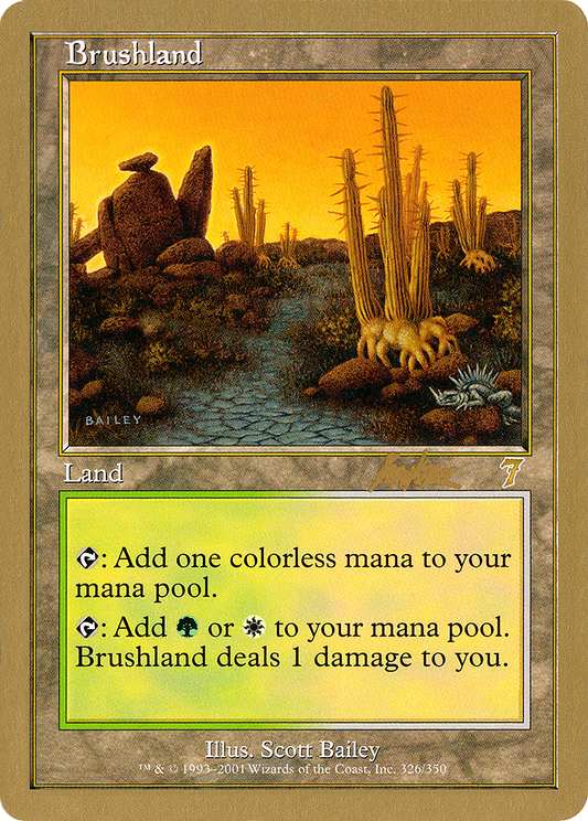Brushland (Retro) (bk326) - World Championship Decks 2002