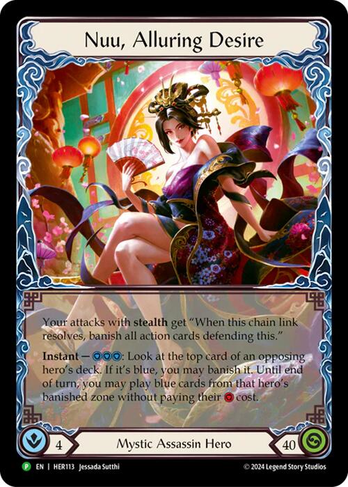 Nuu, Alluring Desire [HER113] (Promo)  Rainbow Foil | Silver Goblin