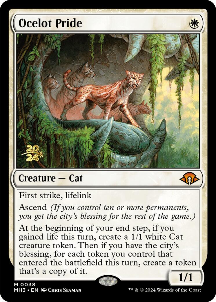 Ocelot Pride [Modern Horizons 3 Prerelease Promos] | Silver Goblin