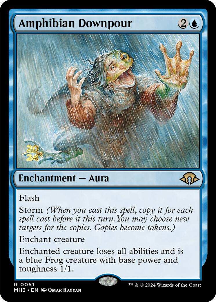 Amphibian Downpour [Modern Horizons 3 Prerelease Promos] | Silver Goblin