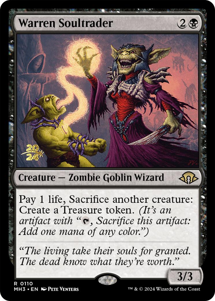 Warren Soultrader [Modern Horizons 3 Prerelease Promos] | Silver Goblin