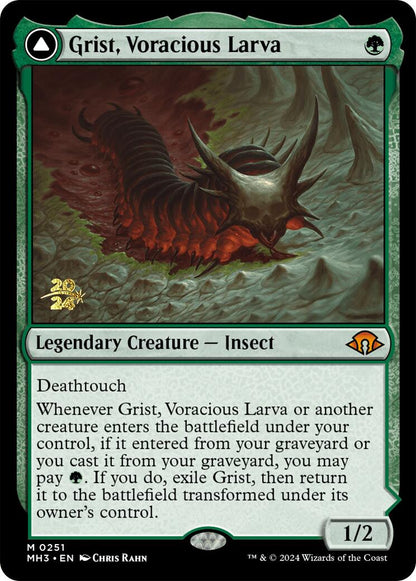 Grist, Voracious Larva (251) Foil - Modern Horizons 3 Promos