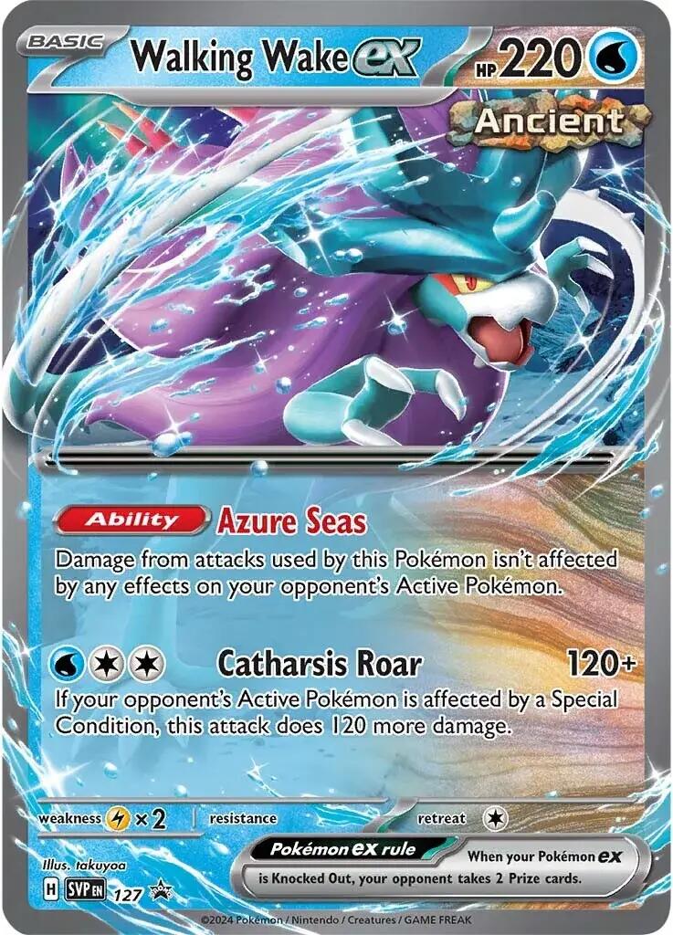 Walking Wake ex (127) [Scarlet & Violet: Black Star Promos] | Silver Goblin