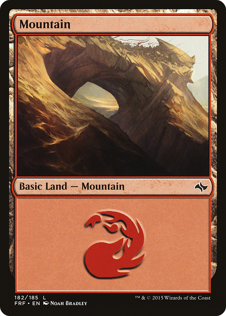 Mountain (182) Foil - Fate Reforged