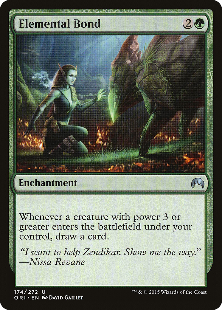 Elemental Bond (174) Foil - Magic Origins