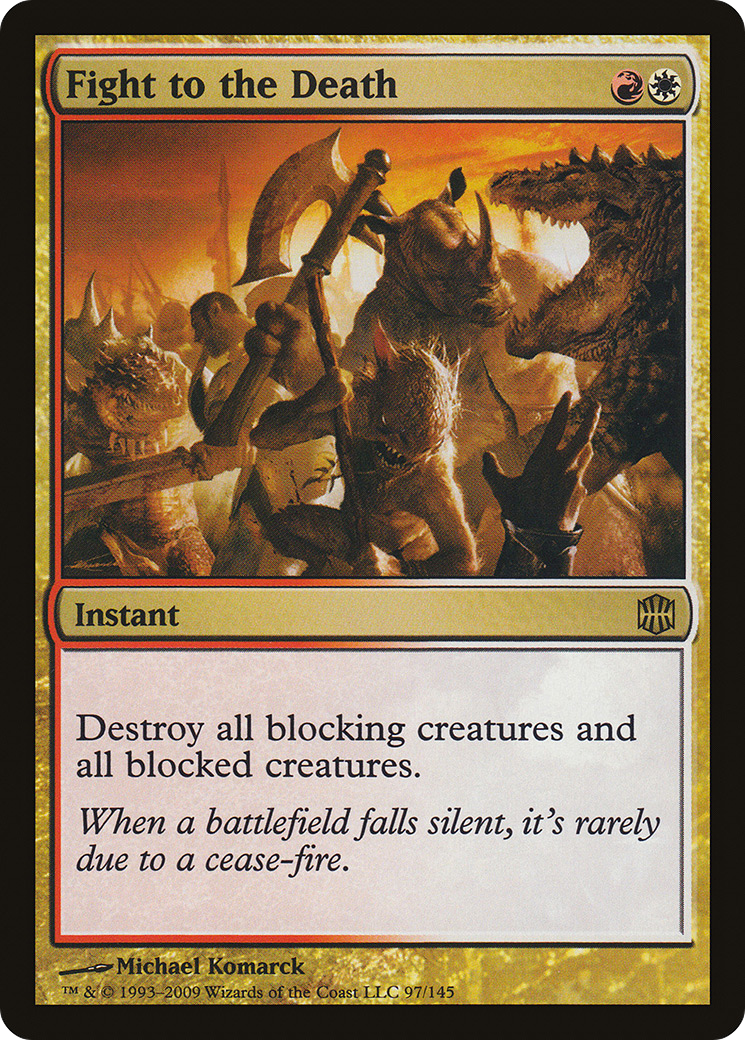 Fight to the Death (097) Foil - Alara Reborn