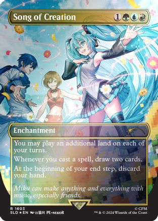 Song of Creation (1603) Foil - Secret Lair Drop Series