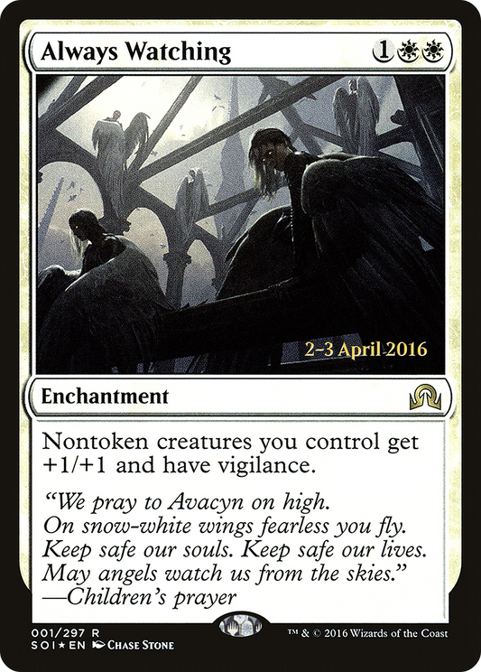 Always Watching (01s) Foil - Shadows over Innistrad Promos