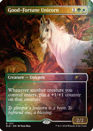 Good-Fortune Unicorn (1711) Foil - Secret Lair Drop Series