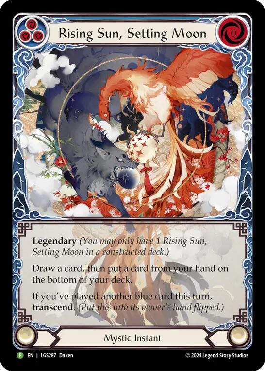 Rising Sun, Setting Moon // Inner Chi (LGS287) Rainbow Foil - FaB Promos