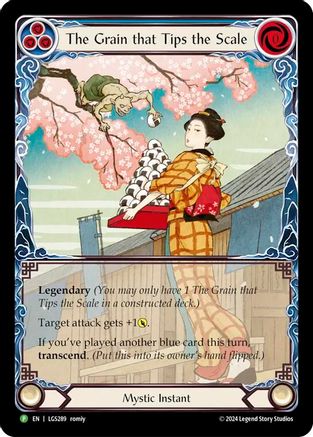 The Grain that Tips the Scale // Inner Chi (LGS289) Rainbow Foil - FaB Promos